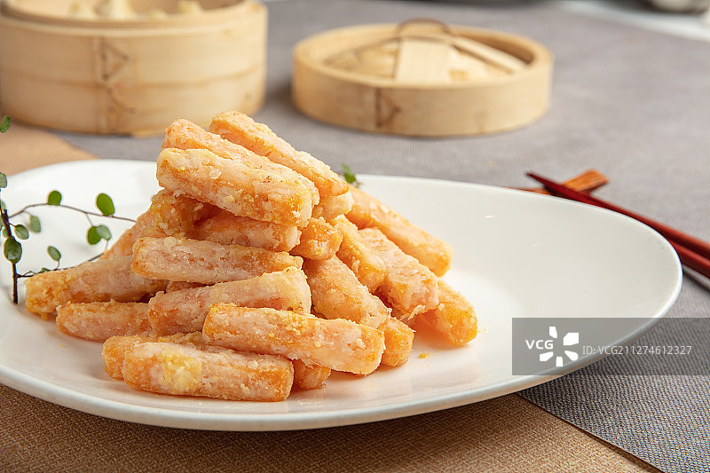 咸蛋黄焗南瓜图片素材