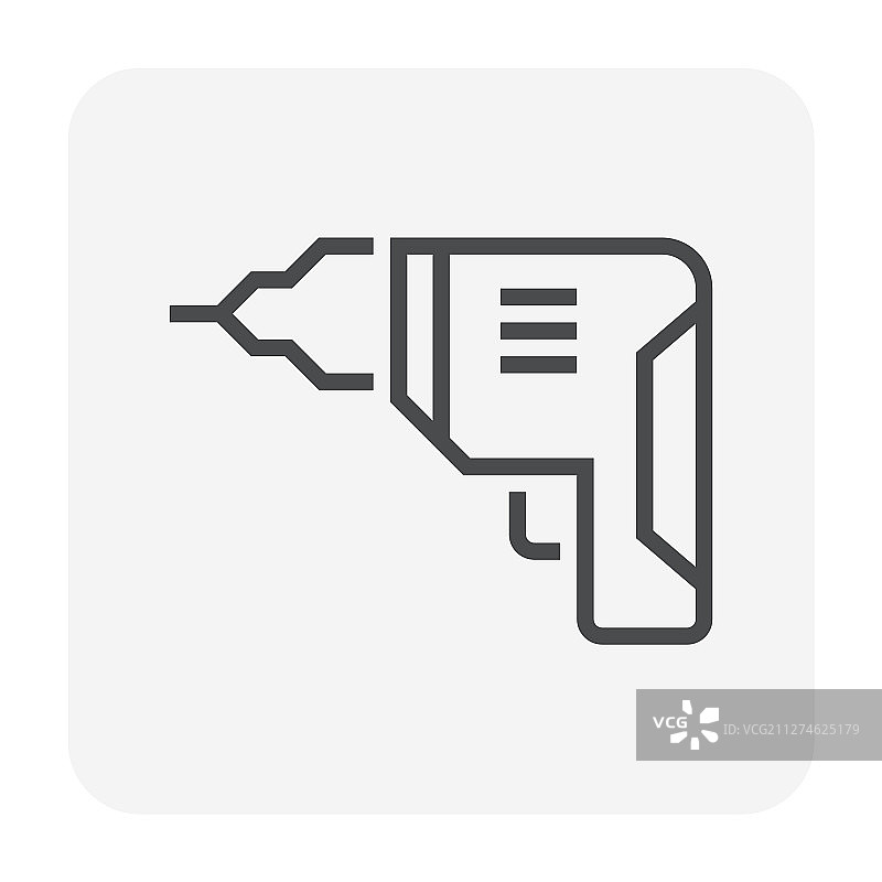 钻孔工具图标图片素材