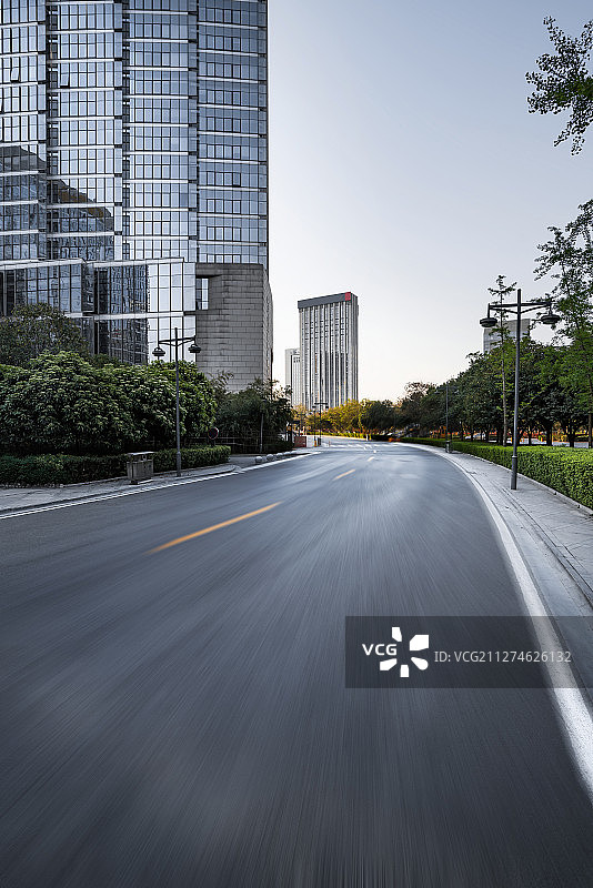 西安高新区路面图片素材