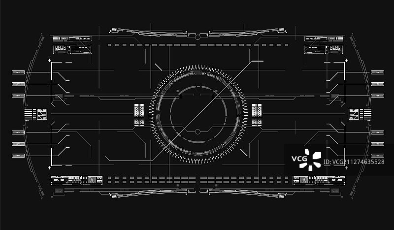 航空导航面板技术背景图片素材