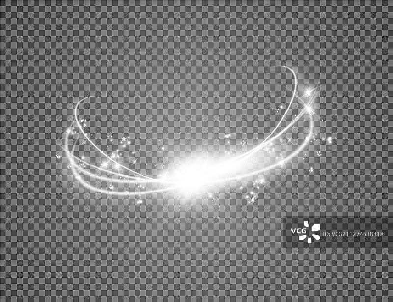 魔法光圈光效图片素材