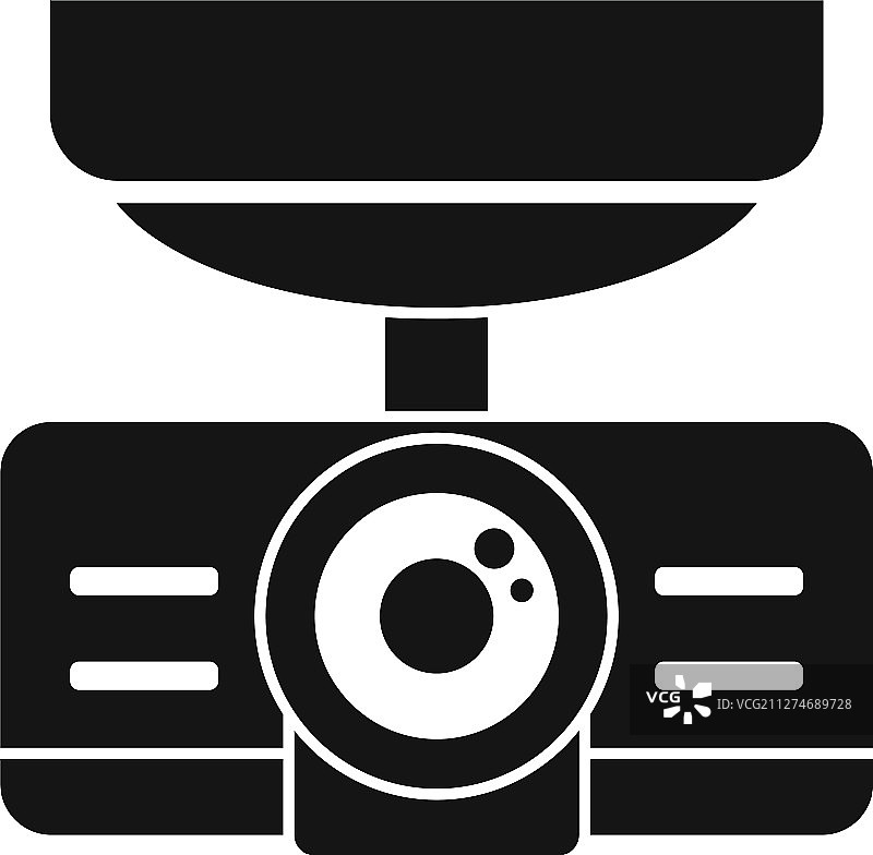 行车记录仪图标简约风格图片素材