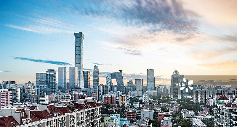 北京CBD风光图片素材