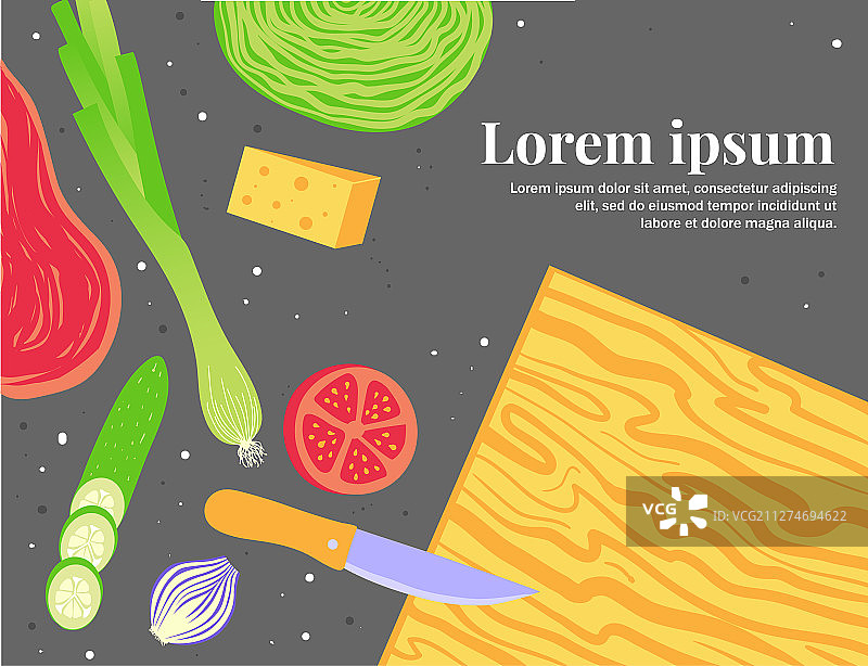 美食博客banner模板图片素材