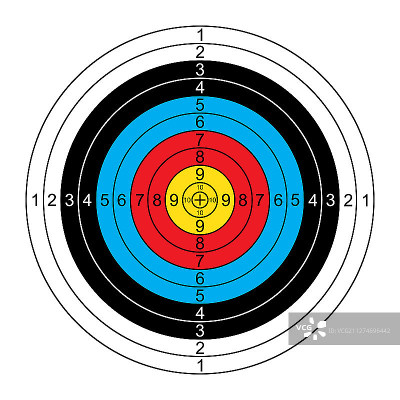 射箭运动靶子图片素材
