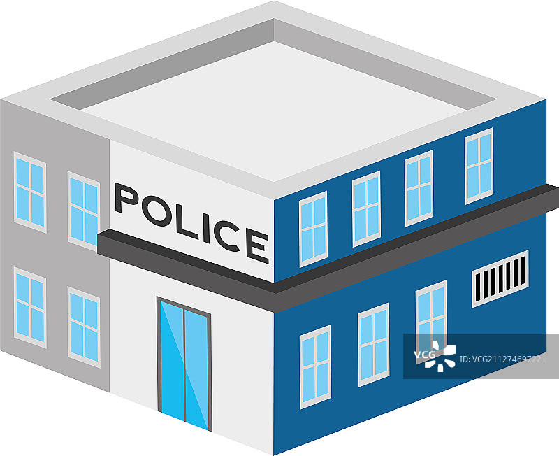 3D警察局图片素材