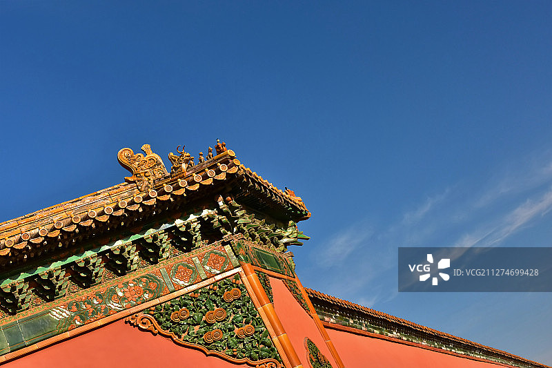 故宫乾清门影壁装饰图片素材