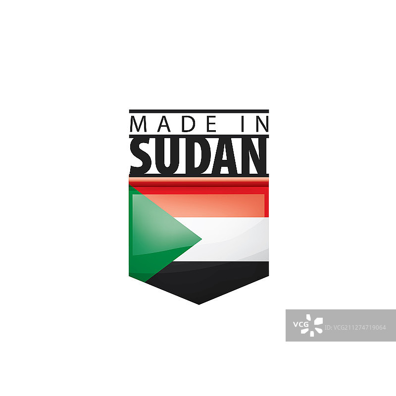 苏丹国旗上有白色图片素材