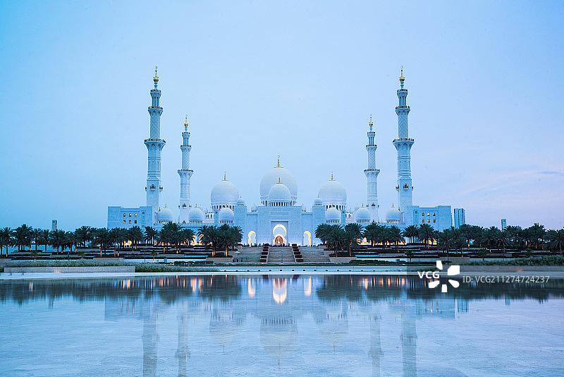 阿联酋阿布扎比谢赫扎耶德大清真寺图片素材