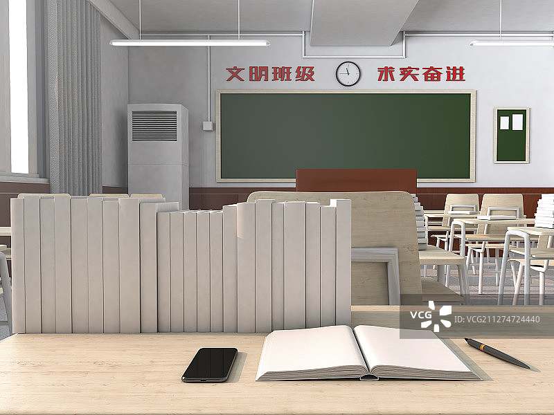 高考前夕的教室图片素材