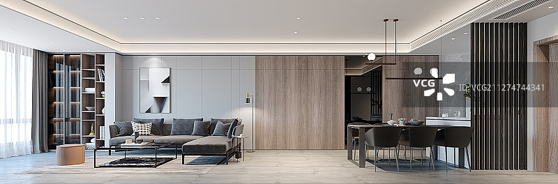 现代风格客厅餐厅图片素材