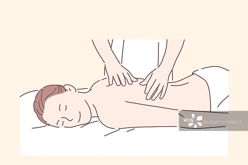 健康按摩水疗放松概念图片素材