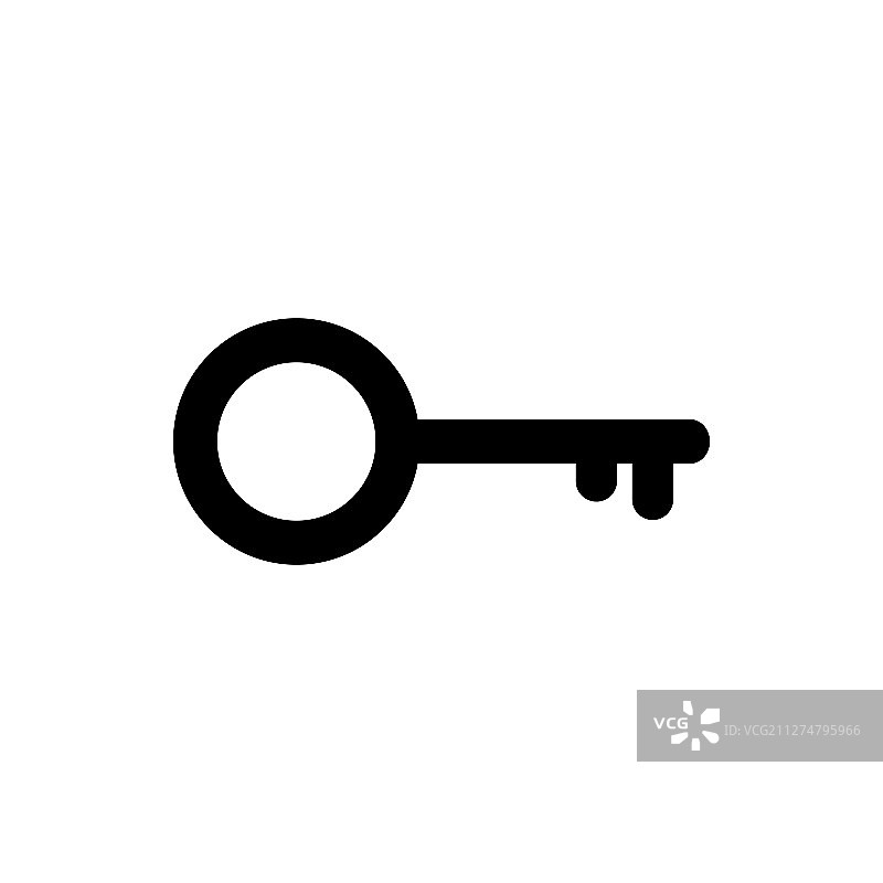 钥匙图标 EPS 10图片素材