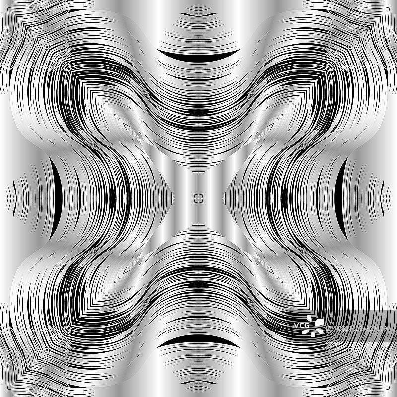 银色3D无缝纹理图片素材