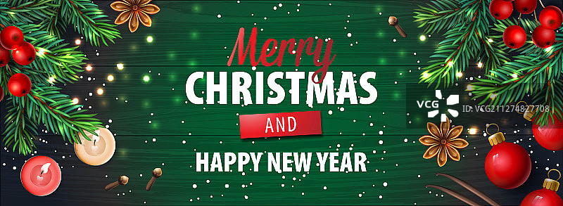 圣诞快乐新年好图片素材