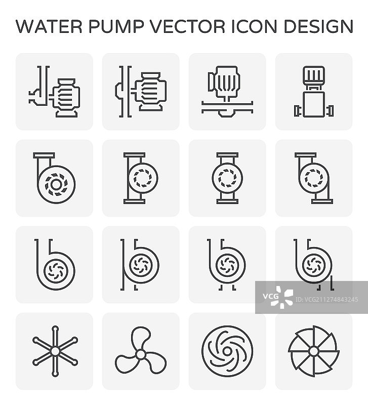 水泵图标图片素材
