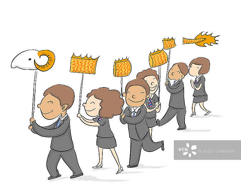 职场插画图片素材