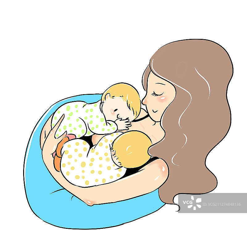 母婴插画图片素材