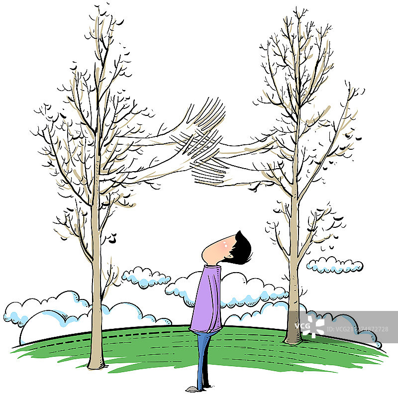 环保插画图片素材