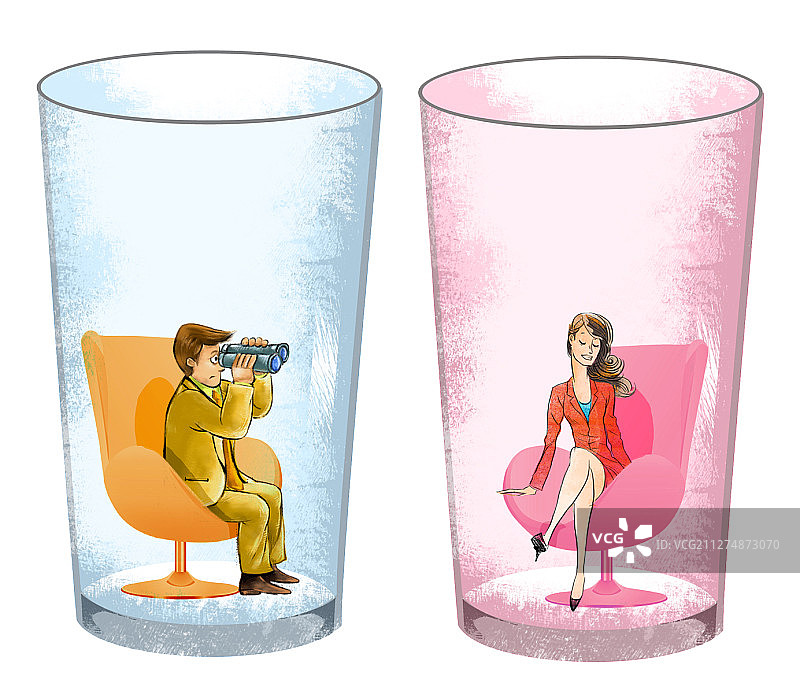 哲理插画图片素材