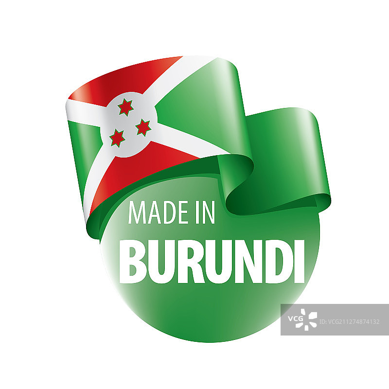 布隆迪国旗上有白色图片素材