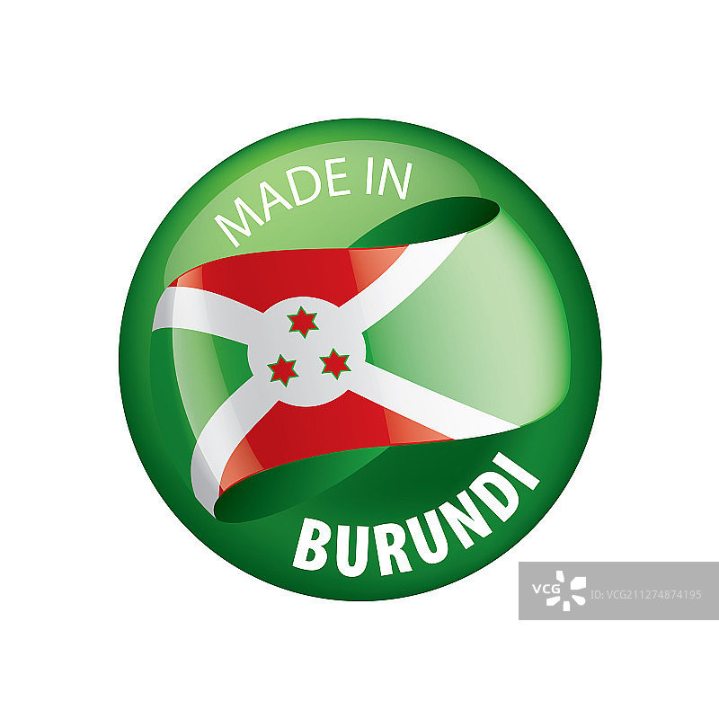 布隆迪国旗上有白色图片素材