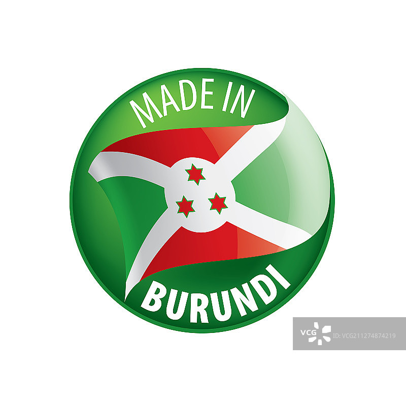 布隆迪国旗上有白色图片素材