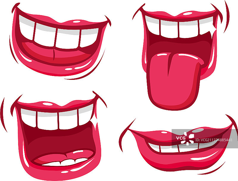 有趣的微笑表情合集图片素材