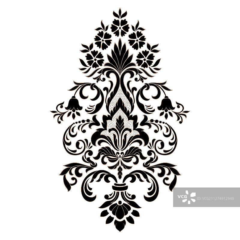 提花中心元素图片素材