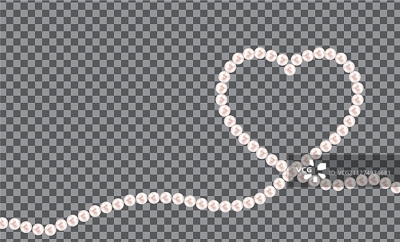 天然珍珠花环抽象背景图片素材