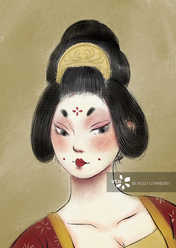 唐朝仕女图片素材