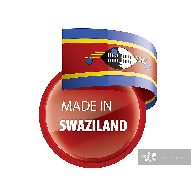 斯威士兰国旗上有白色图片素材
