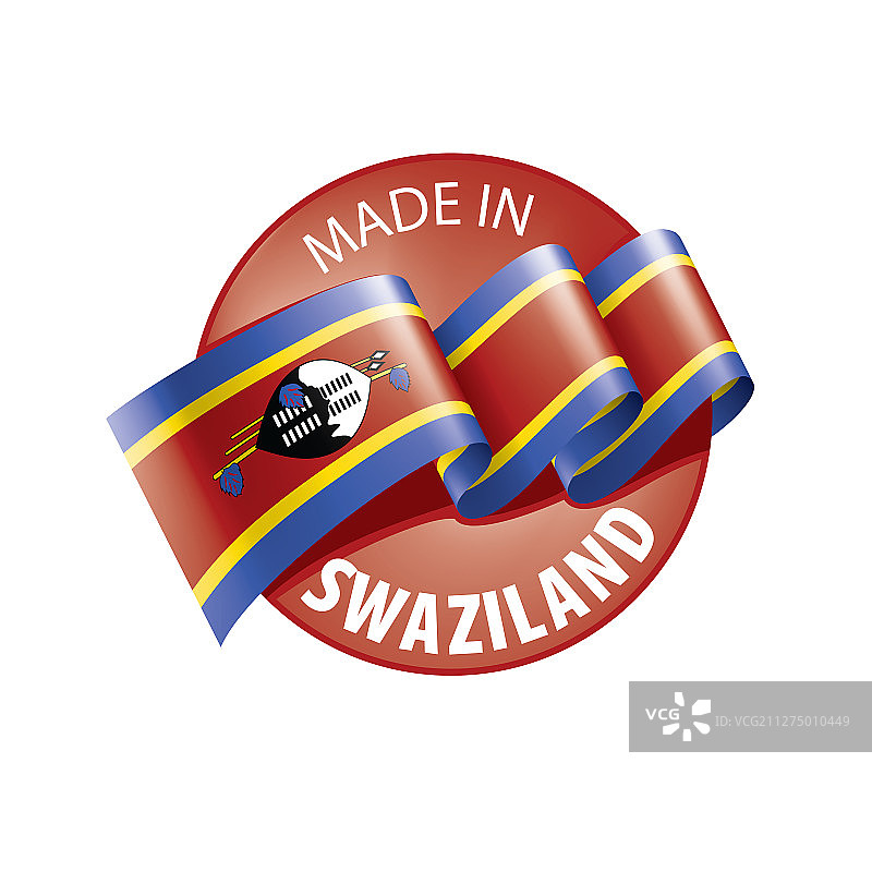 斯威士兰国旗上有白色图片素材
