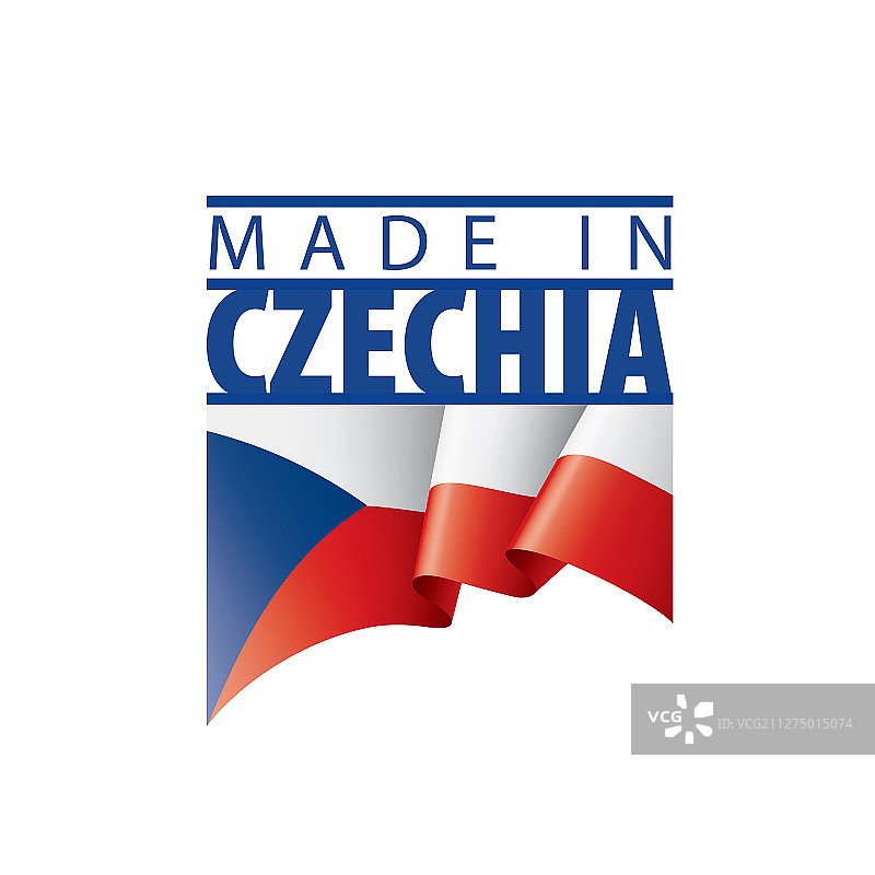 捷克国旗上有白色图片素材