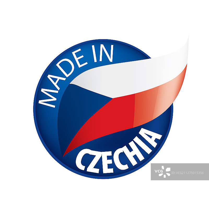 捷克国旗上有白色图片素材