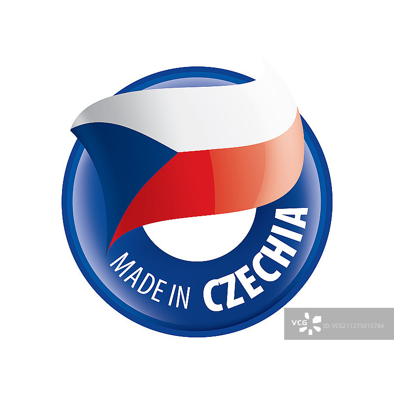 捷克国旗上有白色图片素材