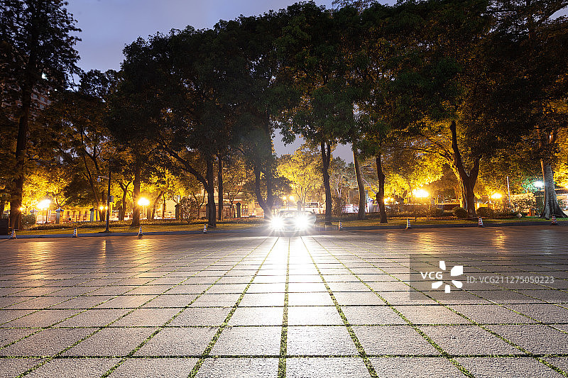 户外停车场-汽车广告背景图图片素材
