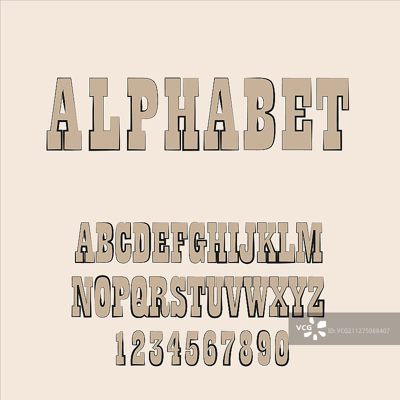 英文字母和数字组合图片素材