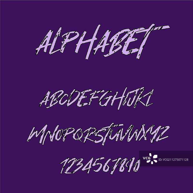 英文字母和数字组合图片素材