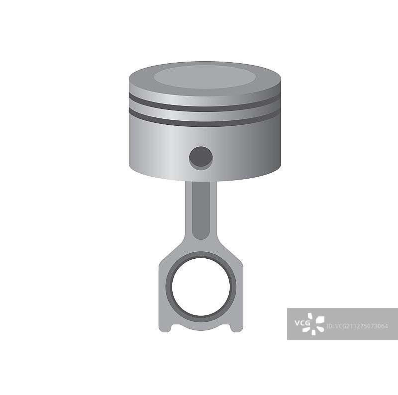 逼真的活塞发动机部件图片素材