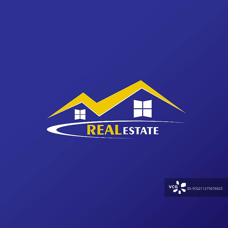 经典房地产标志图片素材