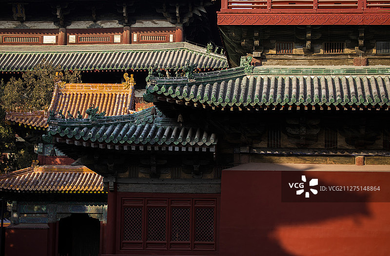 河北正定古代建筑图片素材