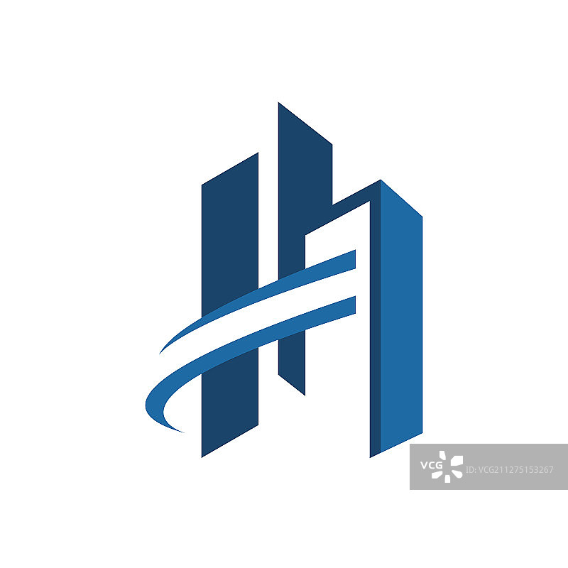 流行的重叠线条和彩色方块图片素材