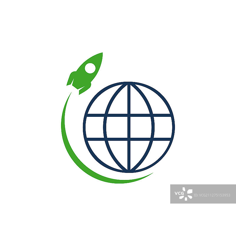 火箭发射图标标志图片素材