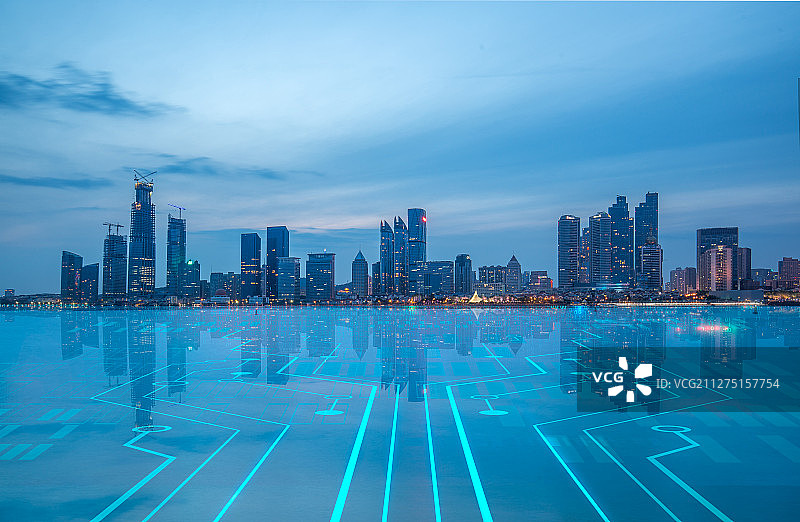 青岛未来城市图片素材