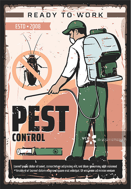 家庭害虫防治服务图片素材