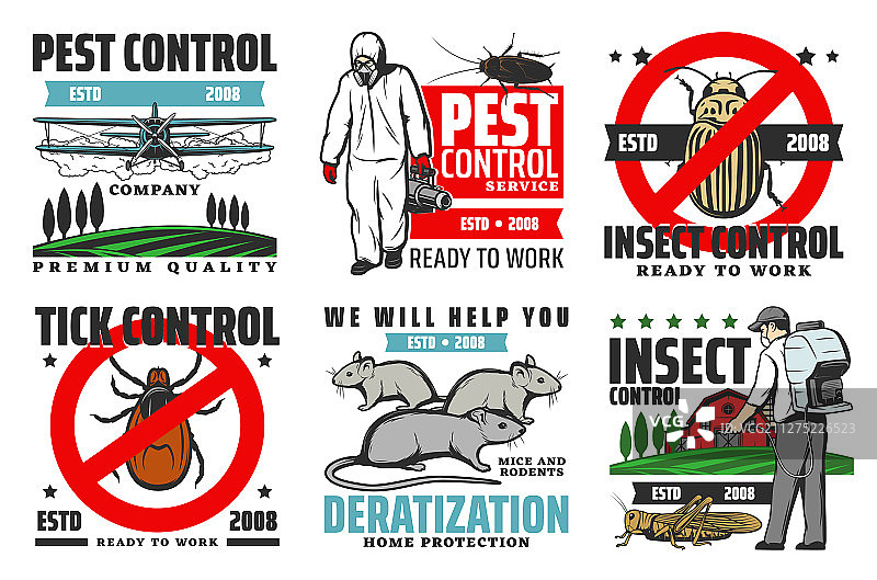 害虫防治服务图片素材