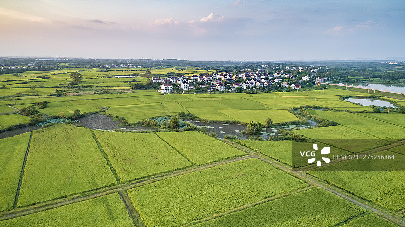 中国安徽省宣城市乡村田园风光图片素材
