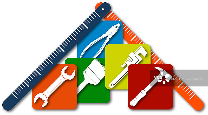 工具维修服务符号图片素材