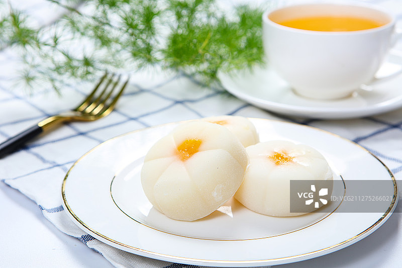 传统糕点冰皮月饼图片素材